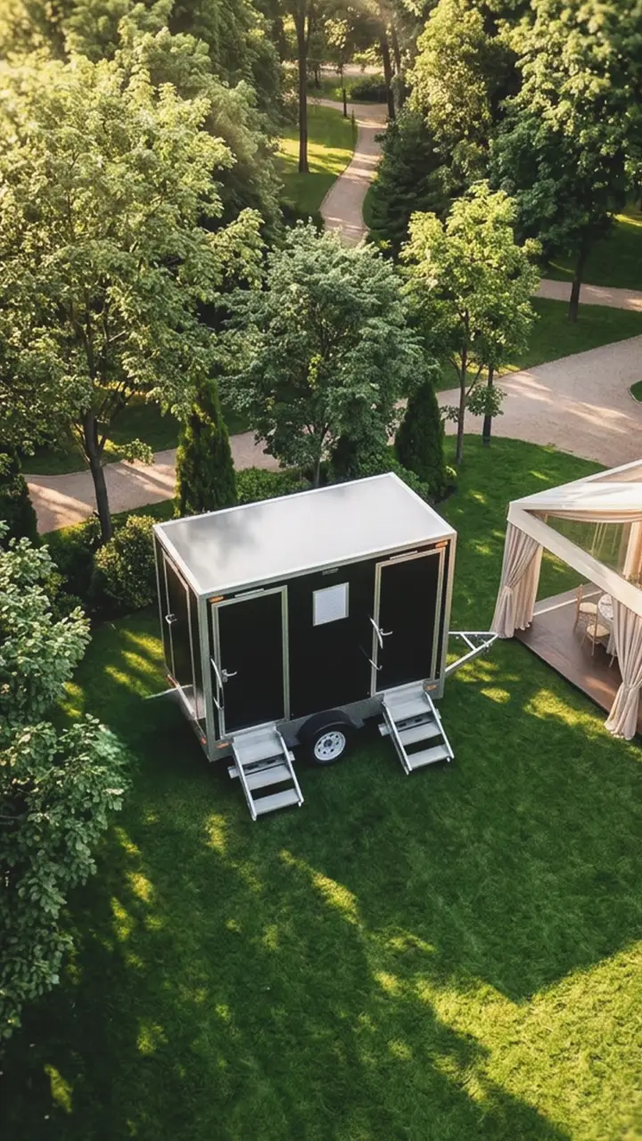 Wedding Restrooms: Trailer or Porta Potty?