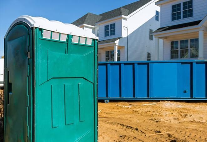 portable restrooms for weddings featuring modern amenities and classy design in Temple